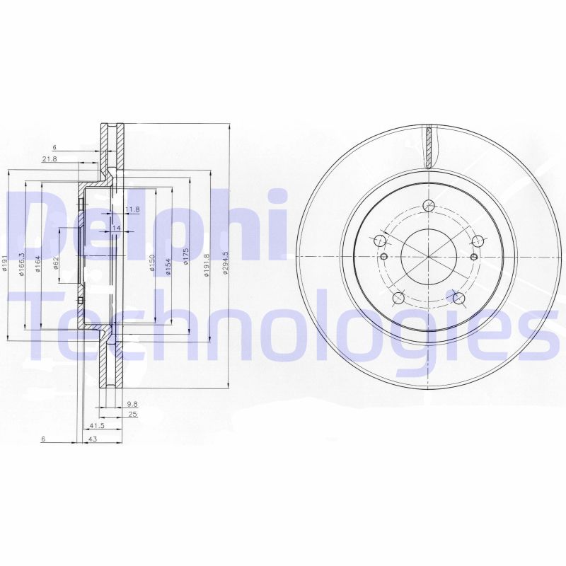 Delphi Diesel Remschijven BG4131