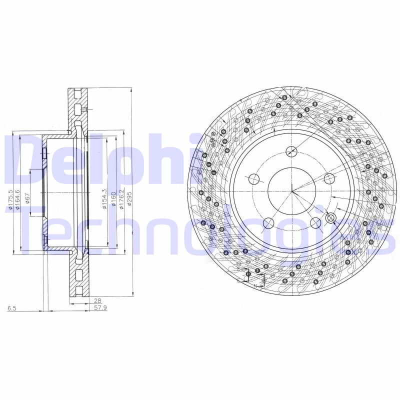 Delphi Diesel Remschijven BG4142C