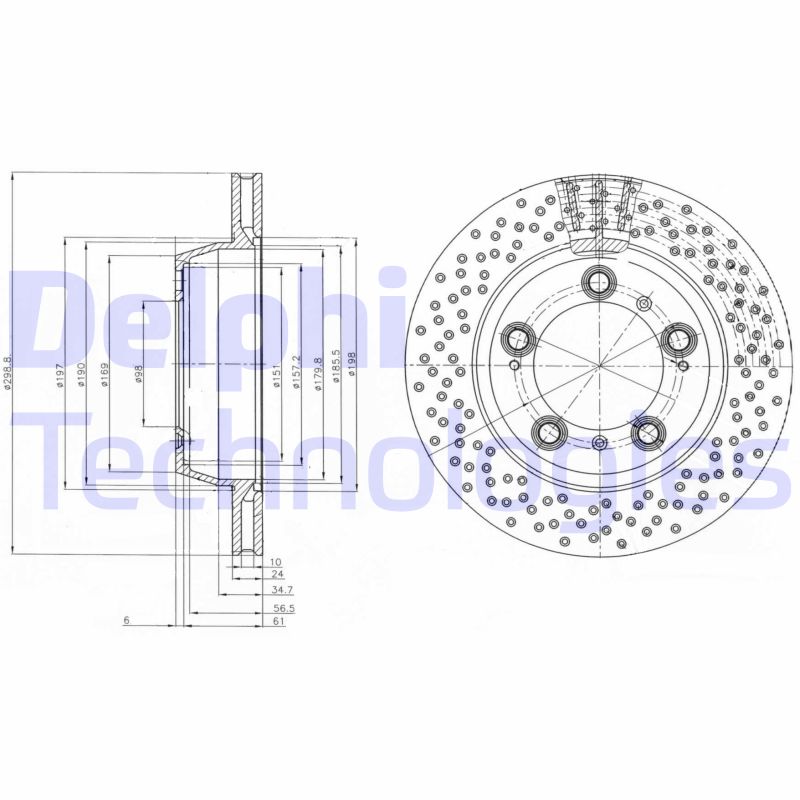 Delphi Diesel Remschijven BG4151