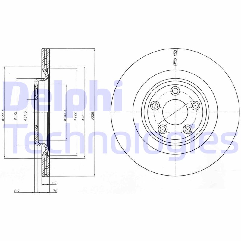 Delphi Diesel Remschijven BG4202C