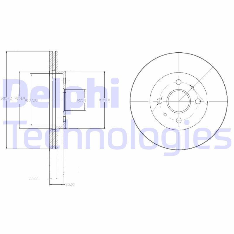 Delphi Diesel Remschijven BG4213