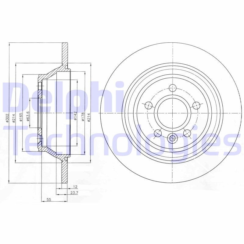 Delphi Diesel Remschijven BG4238