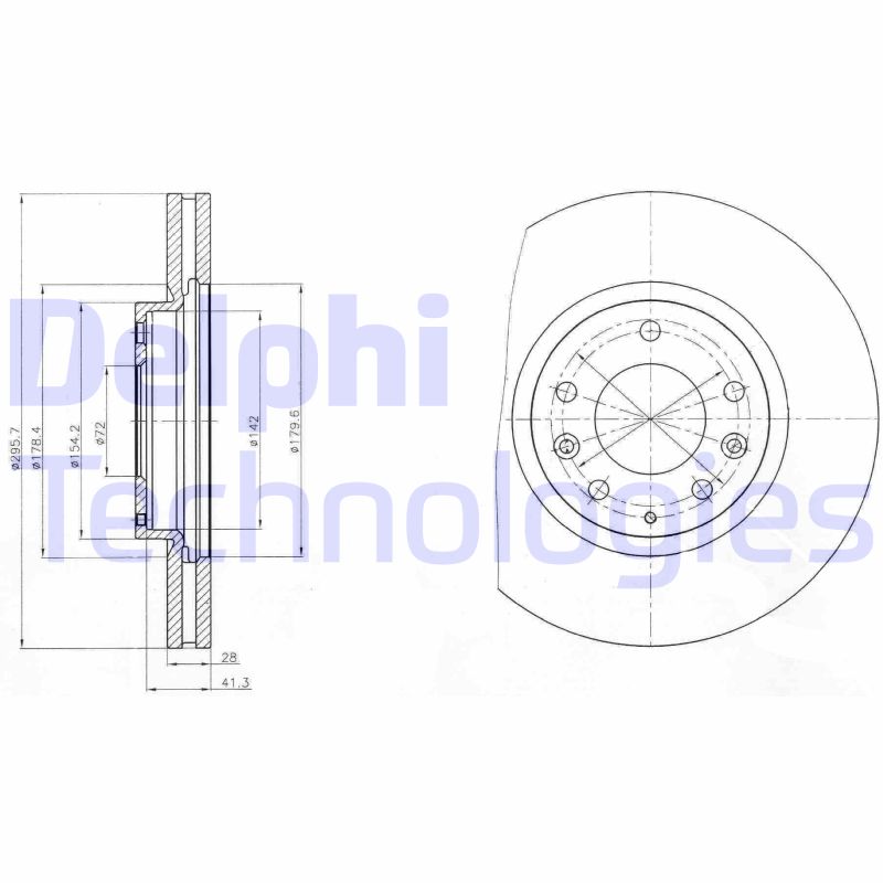 Delphi Diesel Remschijven BG4256