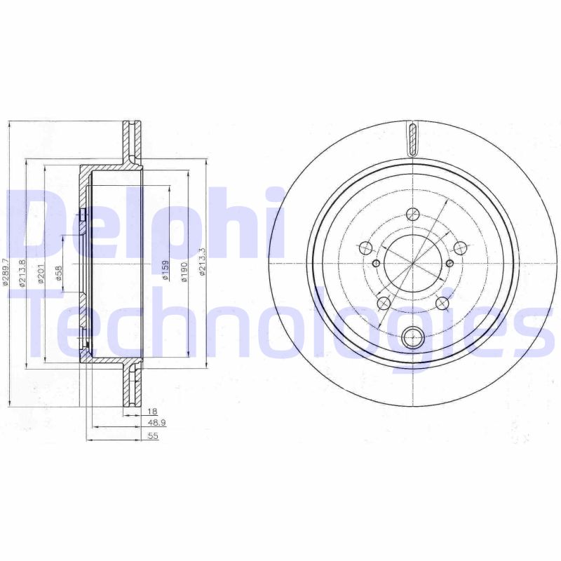 Delphi Diesel Remschijven BG4288