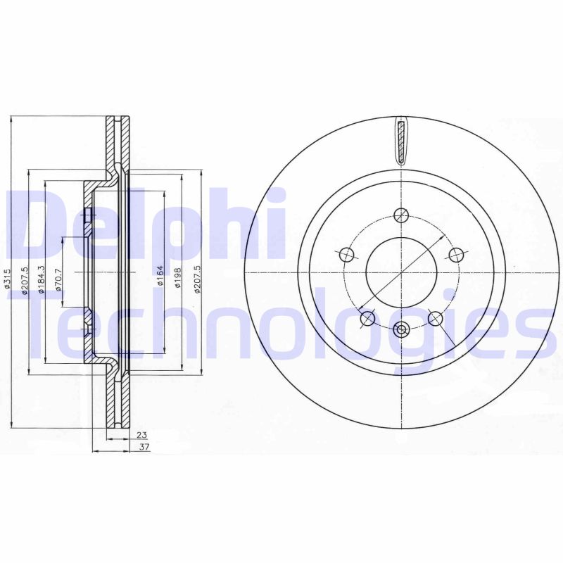 Delphi Diesel Remschijven BG4388C