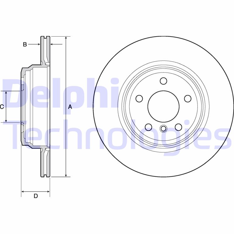 Delphi Diesel Remschijven BG4665C