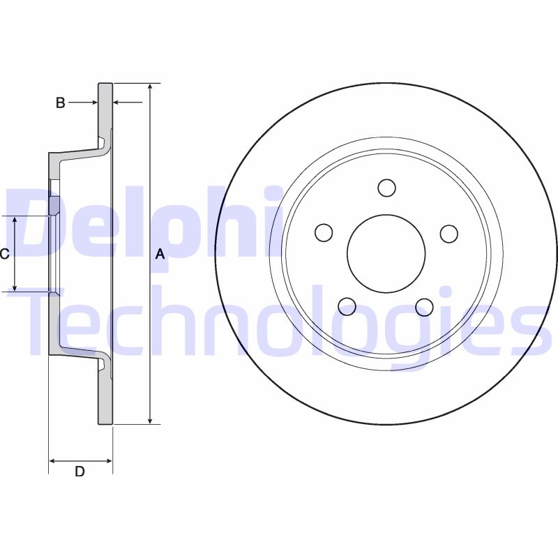 Delphi Diesel Remschijven BG4682
