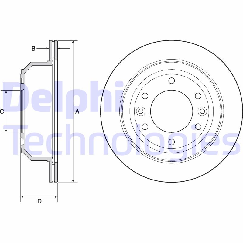 Delphi Diesel Remschijven BG4692C