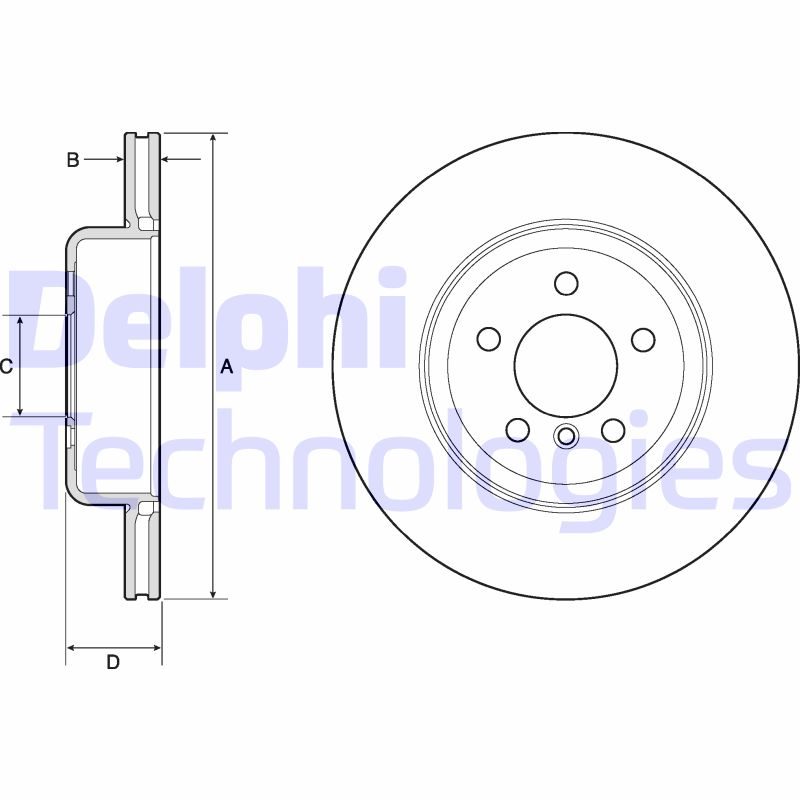 Delphi Diesel Remschijven BG4752C