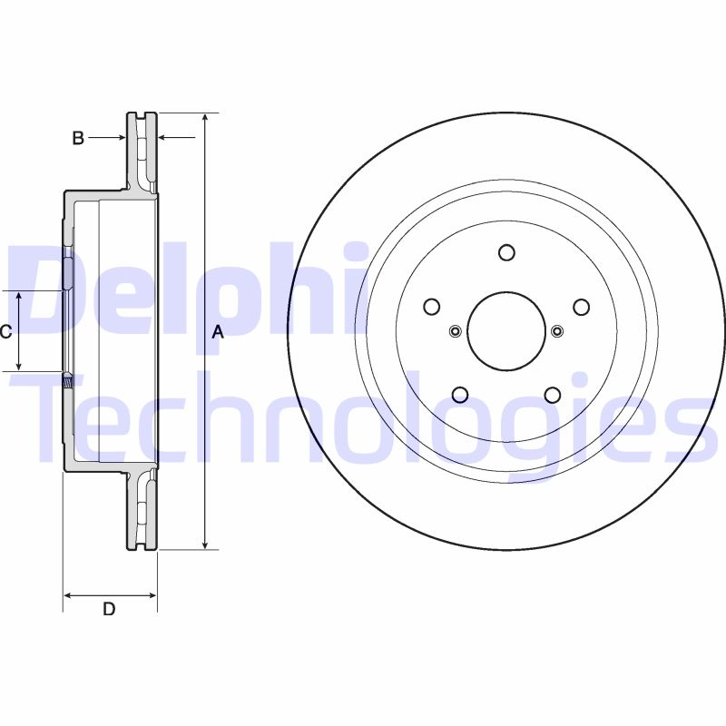 Delphi Diesel Remschijven BG4775C