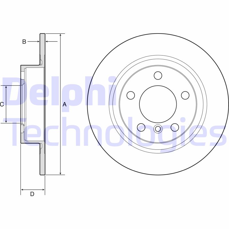 Delphi Diesel Remschijven BG4916C