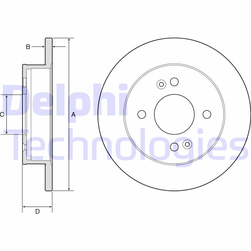 Delphi Diesel Remschijven BG4917C