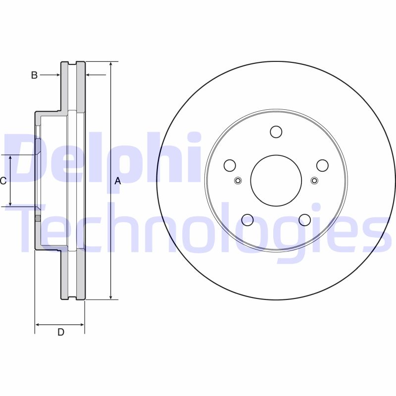 Delphi Diesel Remschijven BG4926C