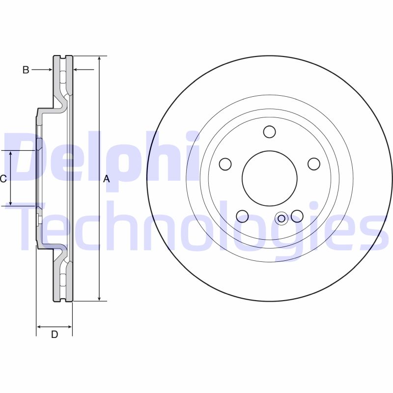 Delphi Diesel Remschijven BG4927C