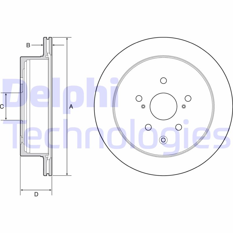 Delphi Diesel Remschijven BG4929C