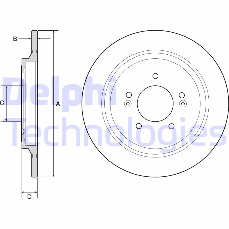 Delphi Diesel Remschijven BG4932C