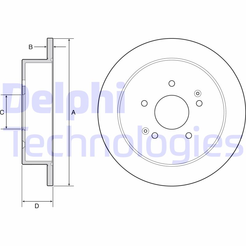 Delphi Diesel Remschijven BG4940C