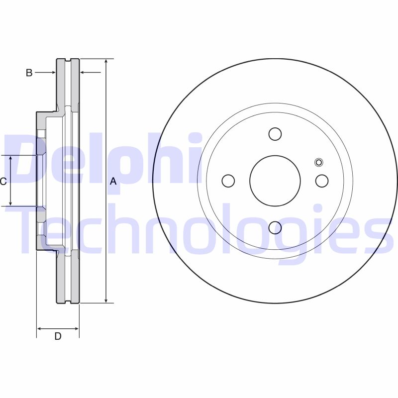 Delphi Diesel Remschijven BG4942C