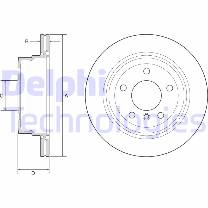 Delphi Diesel Remschijven BG4946C