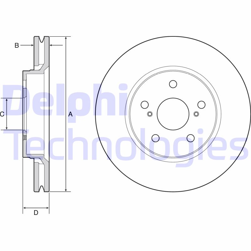 Delphi Diesel Remschijven BG4952C