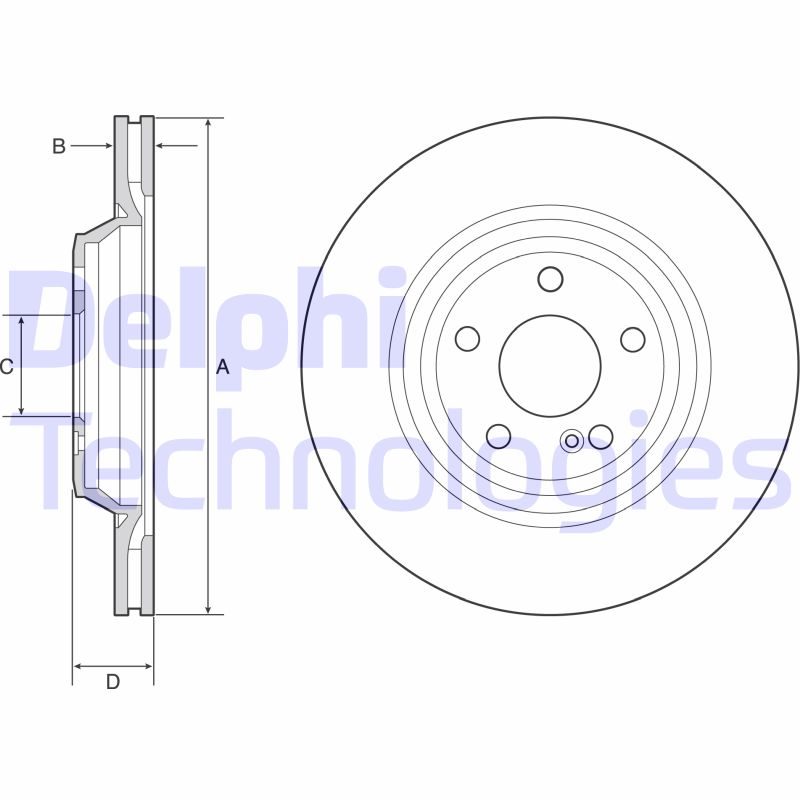 Delphi Diesel Remschijven BG4957C