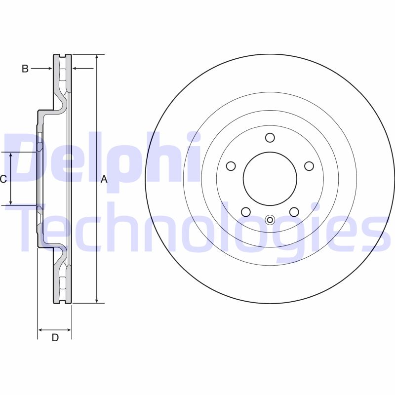 Delphi Diesel Remschijven BG9126C