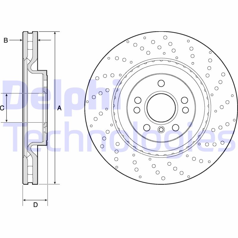 Delphi Diesel Remschijven BG9149C