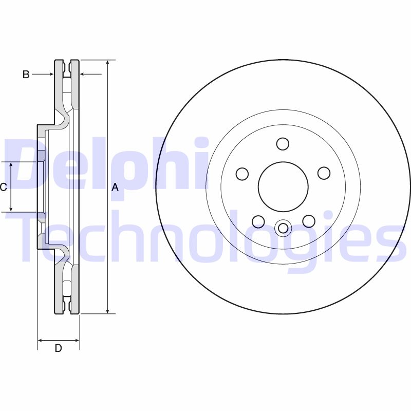 Delphi Diesel Remschijven BG9183C