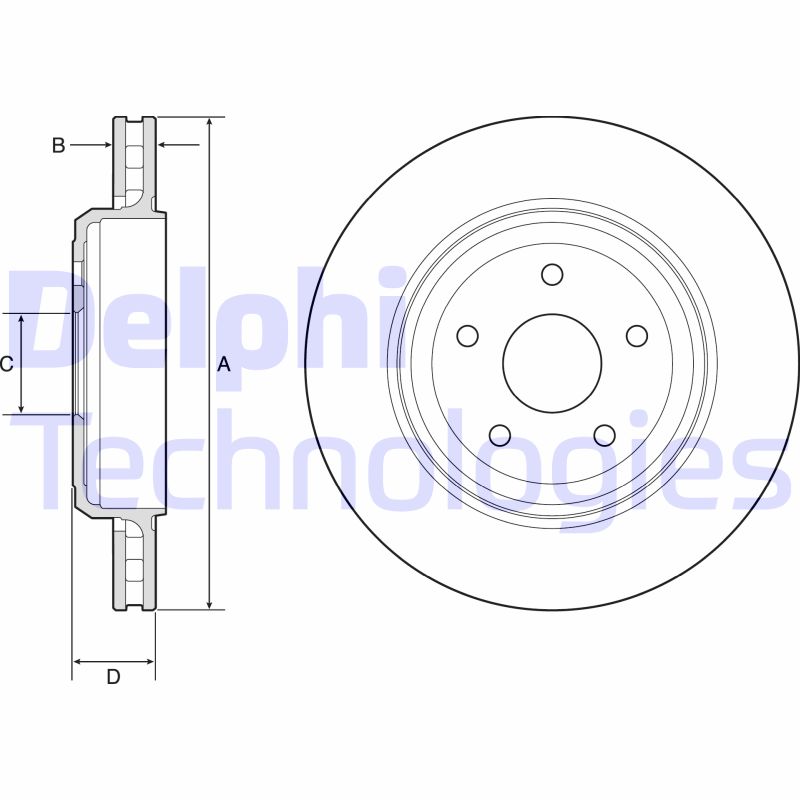 Delphi Diesel Remschijven BG9214C