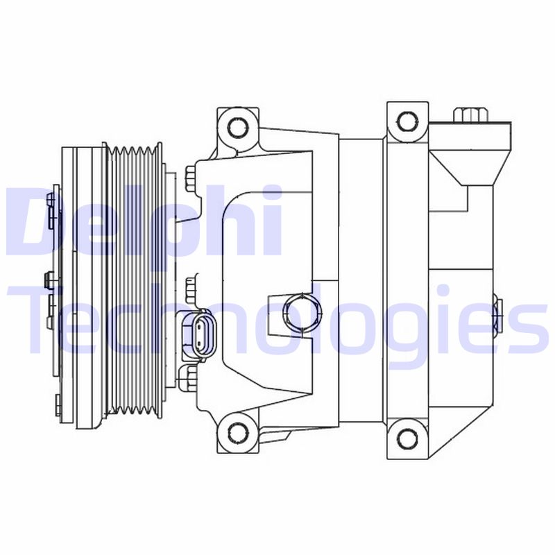 Delphi Diesel Airco compressor CS10095-12B1