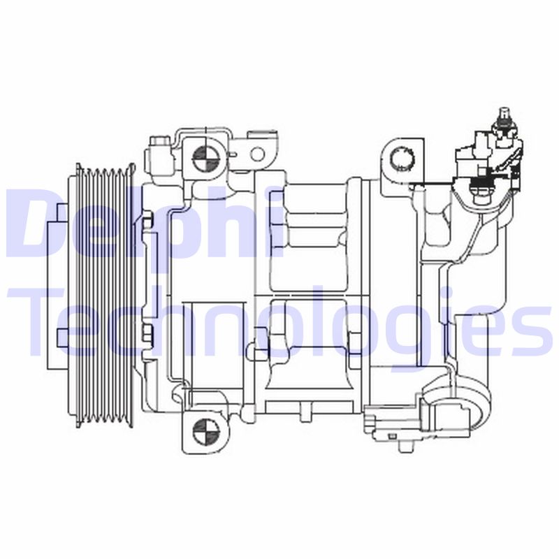 Delphi Diesel Airco compressor CS20325