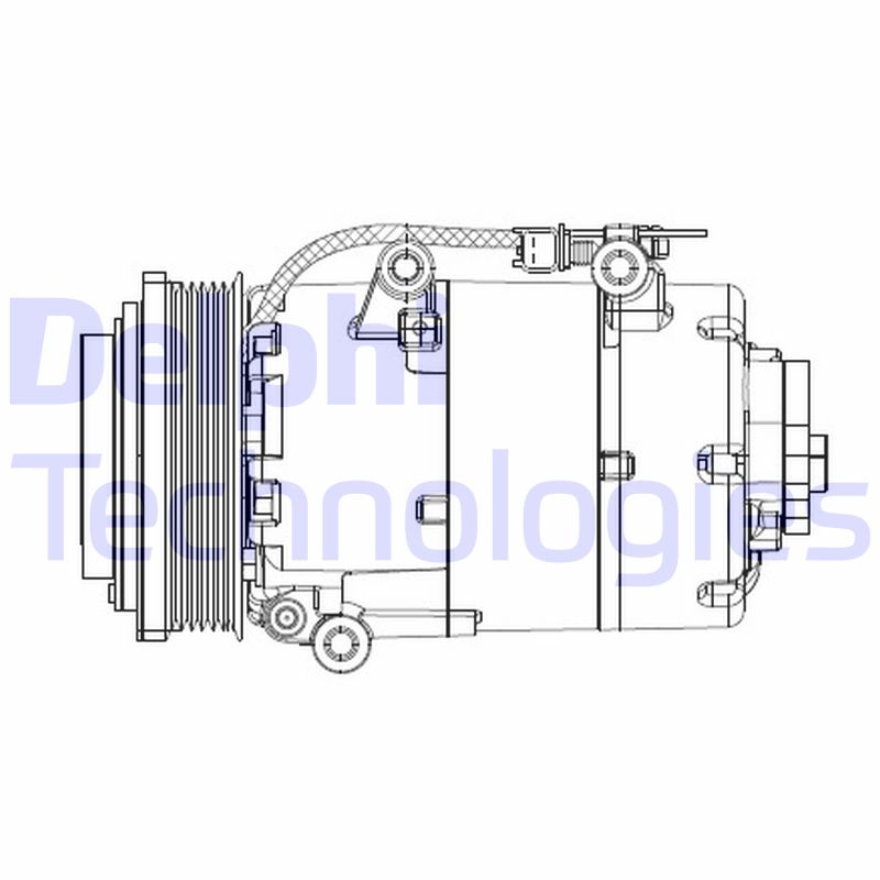 Delphi Diesel Airco compressor CS20358