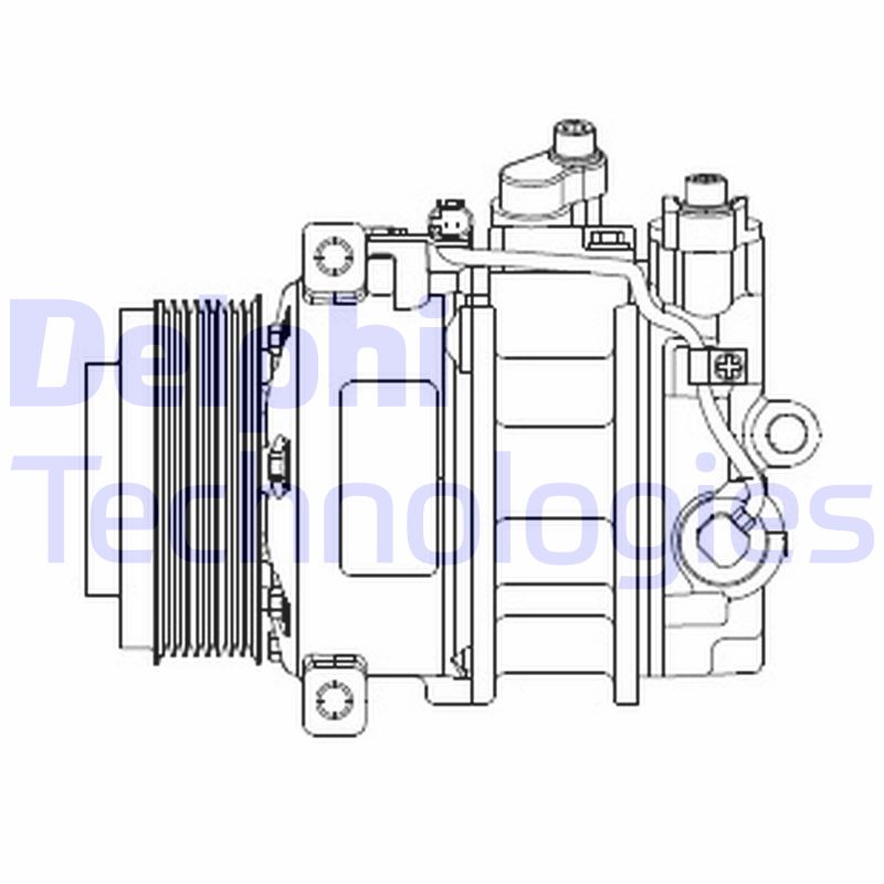 Delphi Diesel Airco compressor CS20378