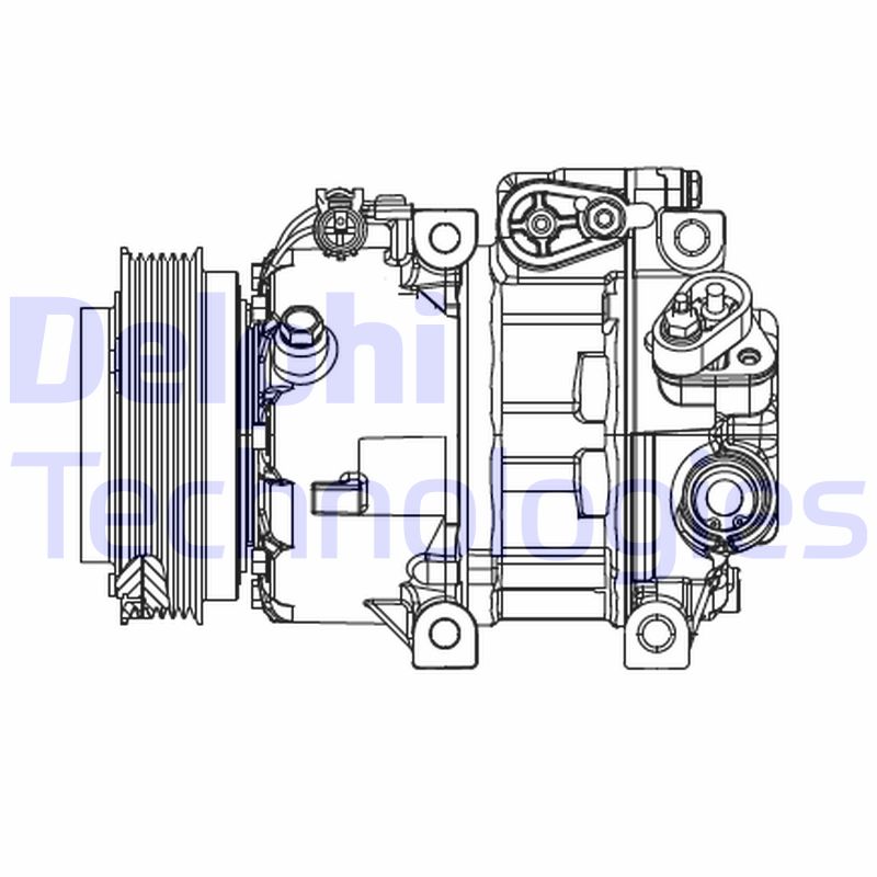Delphi Diesel Airco compressor CS20415