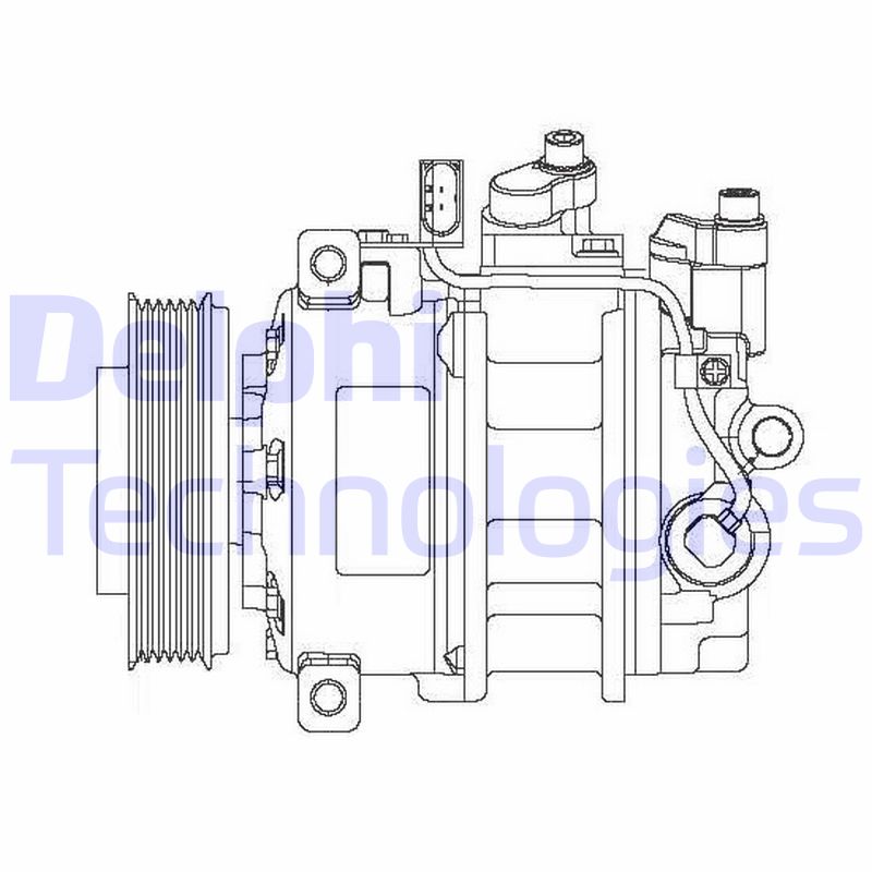 Delphi Diesel Airco compressor CS20475