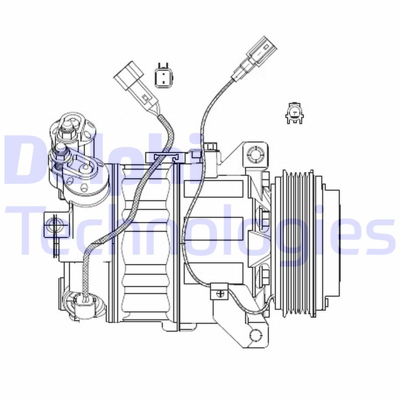 Delphi Diesel Airco compressor CS20482