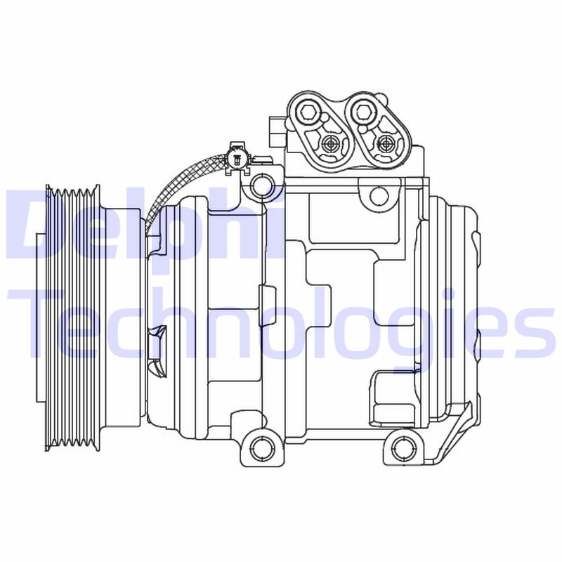 Delphi Diesel Airco compressor CS20488