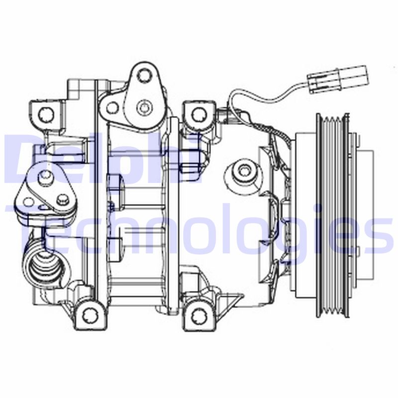 Delphi Diesel Airco compressor CS20493