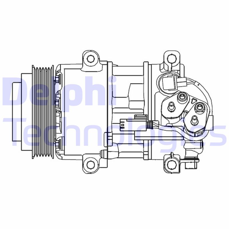 Delphi Diesel Airco compressor CS20499