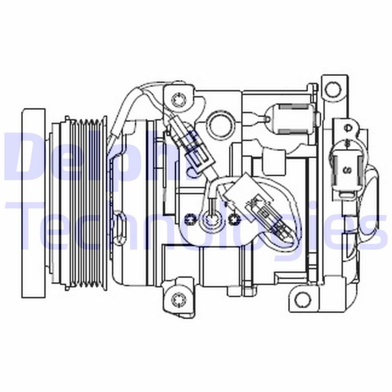 Delphi Diesel Airco compressor CS20508