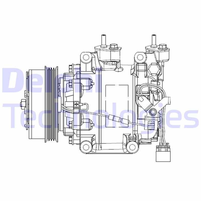 Delphi Diesel Airco compressor CS20515
