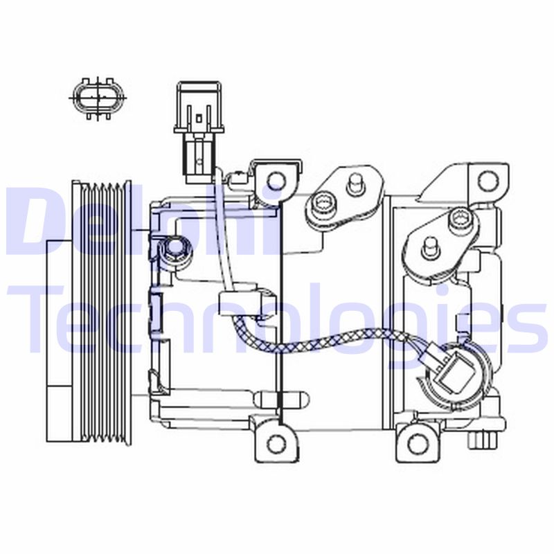 Delphi Diesel Airco compressor CS20518