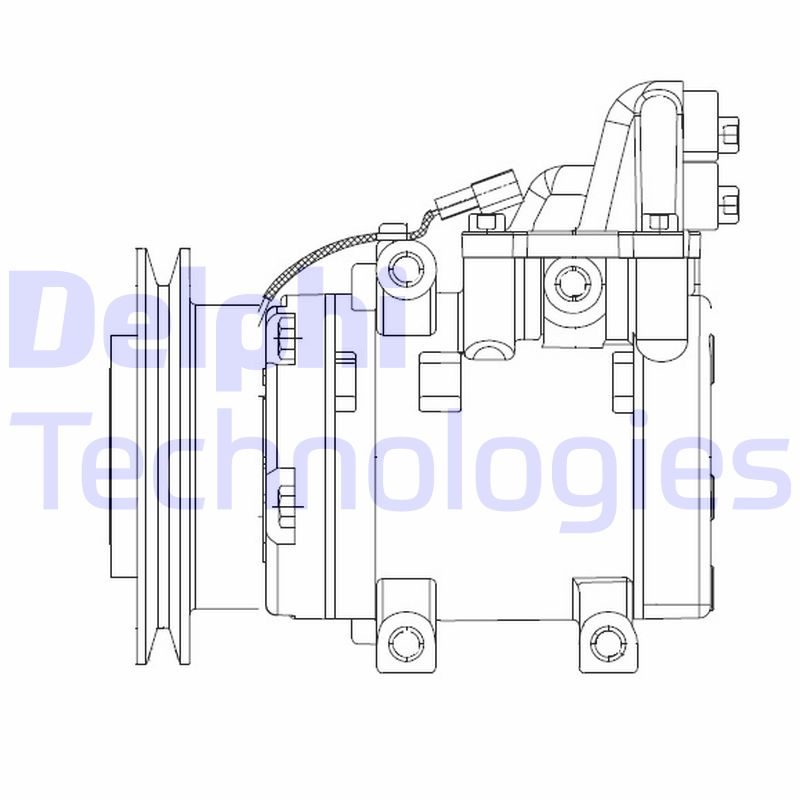 Delphi Diesel Airco compressor CS20524
