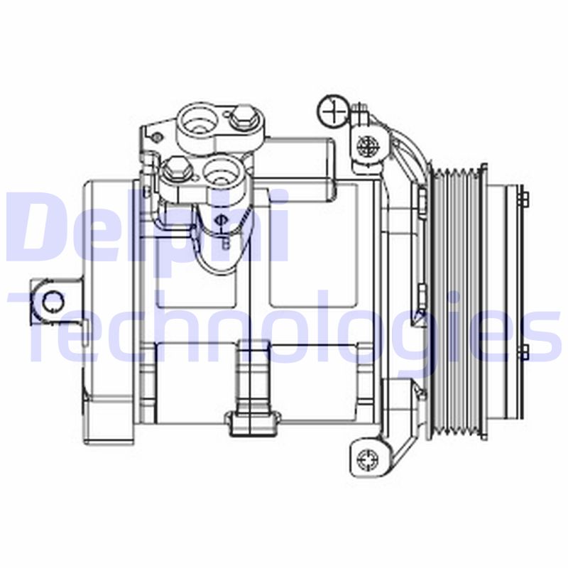 Delphi Diesel Airco compressor CS20528