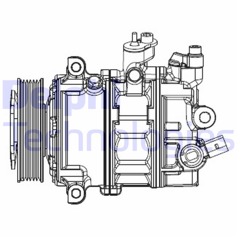 Delphi Diesel Airco compressor CS20529