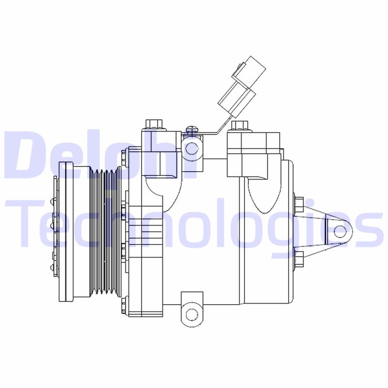 Delphi Diesel Airco compressor CS20534