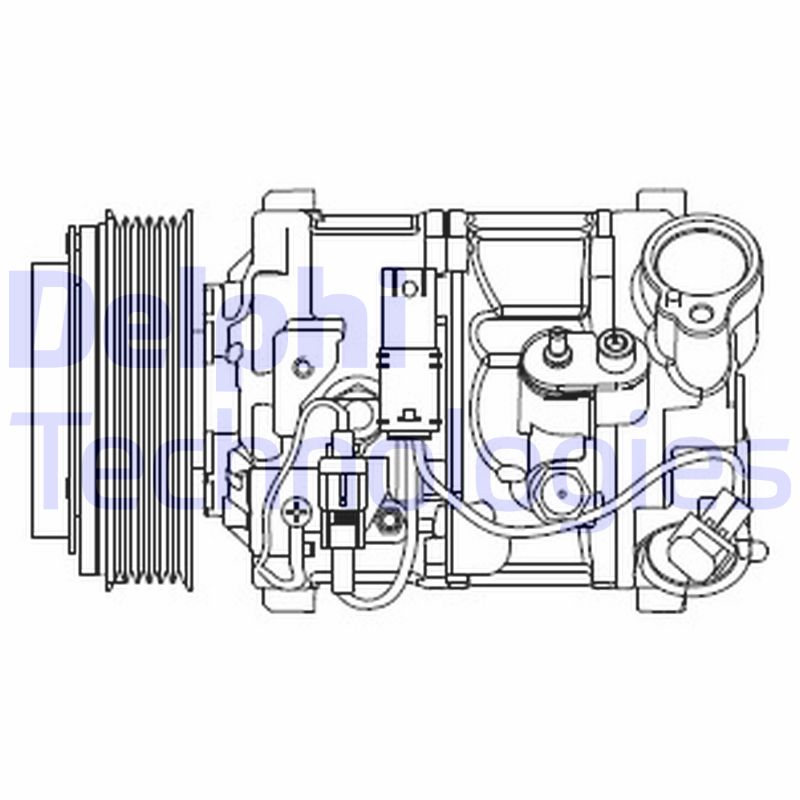 Delphi Diesel Airco compressor CS20545
