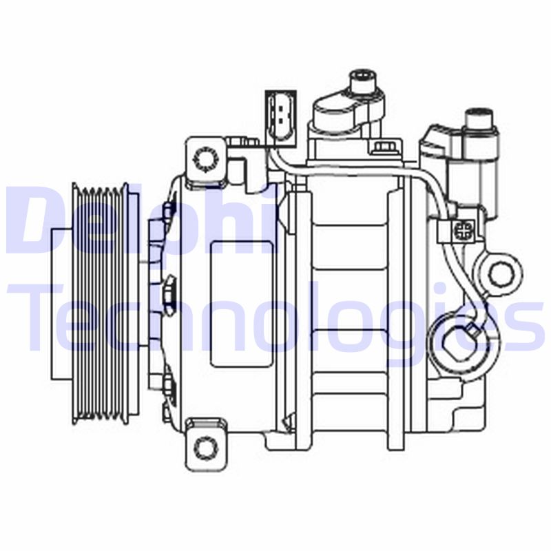 Delphi Diesel Airco compressor CS20546