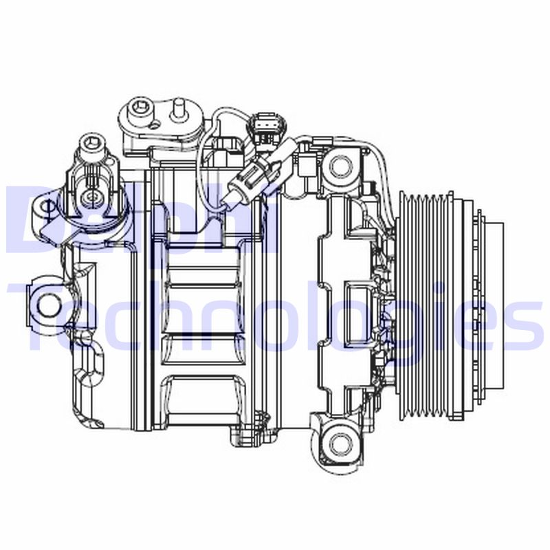 Delphi Diesel Airco compressor CS20547