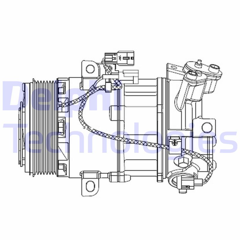 Delphi Diesel Airco compressor CS20550